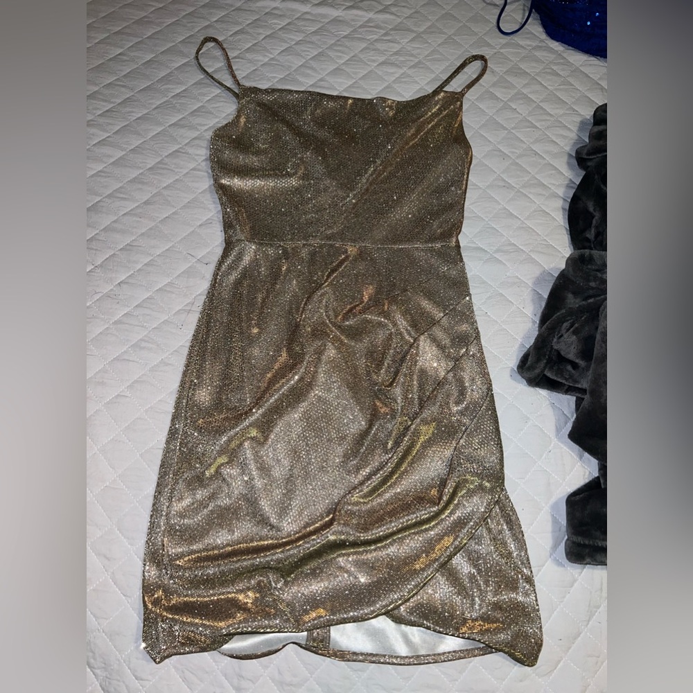 Gold dress